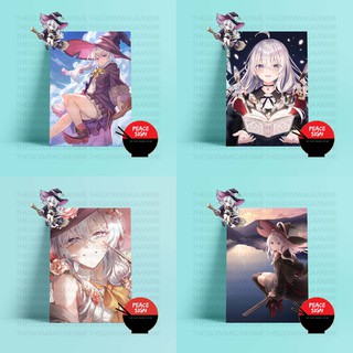 (50 mẫu) Tấm ảnh Postcard giấy 260gsm cao cấp HÀNH TRÌNH CỦA ELAINA A5 anime chibi ảnh đẹp nhiều mẫu