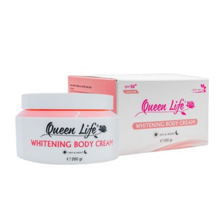 Kem dưỡng da toàn thân cao cấp Queen Life, dưỡng ẩm, trắng mịn da