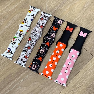 DÂY APPLE WATCH , MẪU CAO SU MICKEY DỄ THƯƠNG