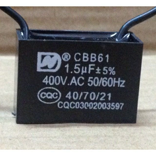 Tụ quạt 1,5mf 400v sẻ 3c