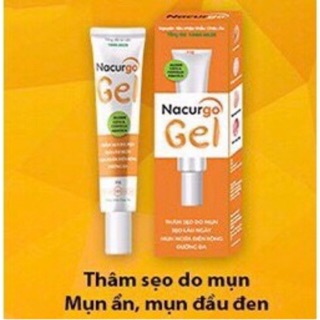 NACURGO GEL : Đánh bay thâm sẹo mụn – Chặn đứng viêm nang lông