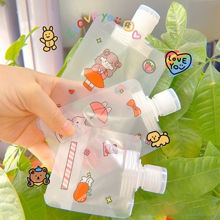 Túi Đựng Mỹ Phẩm, Dầu Gội Trong Suốt Mang Đi Du Lịch Tiện Lợi 30 / 50 / 100ml - Túi Chiết Mỹ Phẩm Đa Năng Molangshop