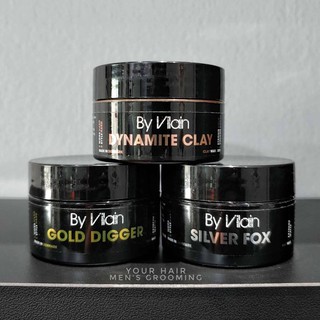 Dùng Thử 15ml | Sáp vuốt tóc By Vilain Dynamite Clay | Gold Digger | Silver Fox - Chính hãng Đan Mạch