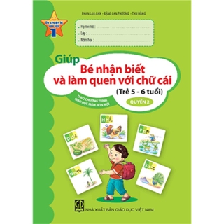 Sách Giúp bé nhận biết và làm quen với chữ cái ( 5 6 tuổi,) quyển 2