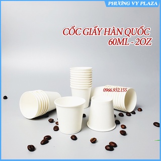 Set 50 cốc giấy 60ml hàn quốc cao cấp 2OZ