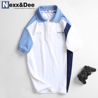 Áo thun polo nam cá sấu Nexx&amp;Dee có cổ bẻ sọc ngang trung niên cao cấp PL06