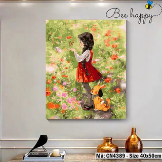 Tranh tô màu theo số Cô gái Aeppol Sondausohoavn CN4389
