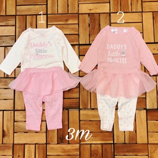 Set body kèm quần xinh xắn bé gái