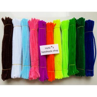 Bó kẽm nhung nhiều màu làm thủ công