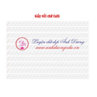 Giấy luyện chữ calligraphy 20 tờ