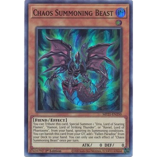 Thẻ bài Yugioh - TCG - Chaos Summoning Beast / MP21-EN250'