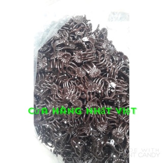 Set 50chiếc kẹp hình bướm màu nâu kẹp lan, cành cây