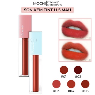 Son Kem Tint Lì 5 Màu Glaze Silky Lip Lameila Bền Màu Lâu Trôi l Trang Điểm Môi Hàn Quốc MOCHI SHOP