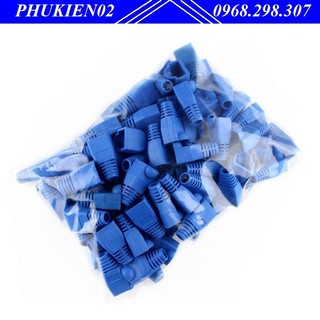 Đầu chụp hạt mạng Rj 45 cad5/cad6 Túi 100 chiếc màu ngẫu nhiên