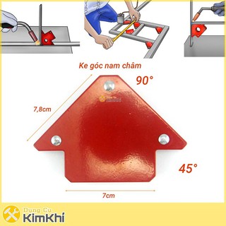 Ke góc nam châm 25LBS hàn góc 45°,90°,135° lực hút 12kg