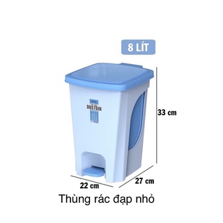Thùng Rác Đạp Chân Duy Tân-Đạp Chân Nhỏ MATSU-Hàng Chính Hãng