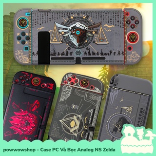[Sẵn VN - Hỏa Tốc] Case Ốp Lưng PC Gắn Dock, Bọc Nút Cho Máy Game Nintendo Switch Chủ Đề Zelda