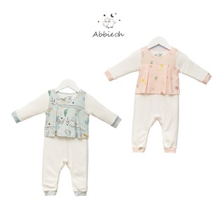 Bộ Quần Áo Liền Nhún Ngực Cho Bé Gái | 3-12 Tháng | Abbieoh | BD212 AW20