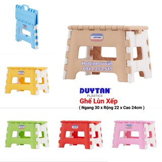 Ghế nhựa xếp lùn Duy Tân