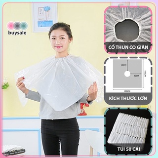 50 áo choàng nylon nhuộm, cắt tóc dùng 1 lần - buysale - BSPK157