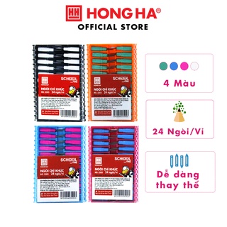 Ngòi chì khúc HB Hồng Hà hộp 24 ngòi | Ngòi thay thế cho bút chì đốt - 3505
