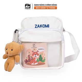 Túi xách nữ đeo chéo vải Canvas cao cấp - kích thước nhỏ gọn, thiết kế 2 ngăn tiện dụng - đựng vừa điện thoại, ví, sạc
