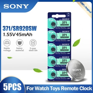 Vỉ 5 viên pin 371 SR920W SONY dùng cho đồng hồ đeo tay