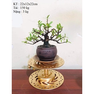 Bàn xoay tay bonsai , cây cảnh chịu tải 150 kg