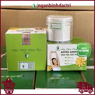 Thảo Dược Khử Mùi Hôi Nách Hôi Chân Ngân Bình, giảm mùi hôi, thâm nách, giảm tiết mồ hôi , vàng áo hàng chính hãng