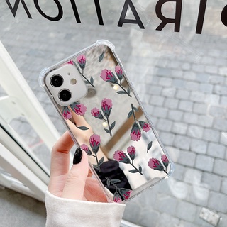 Ốp lưng iphone Ốp Điện Thoại TPU silicone Mặt Gương Thời Trang Cho iPhone 11 pro max X Xr Xs max 7 8 Plus 13 12 pro max Dinuo case