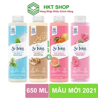 [USA] Sữa tắm tẩy tế bào chết St. Ives 650ml - HKT Shop