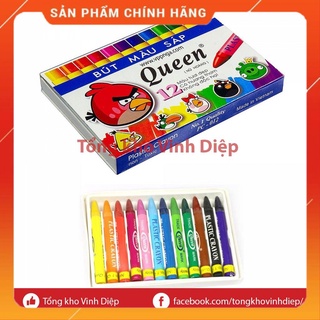 Bút sáp màu thơm Queen 12 và 18 màu