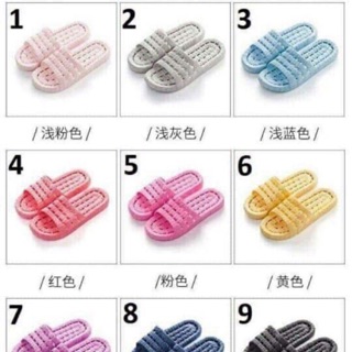 Dép nhựa dẻo lỗ đi trong nhà