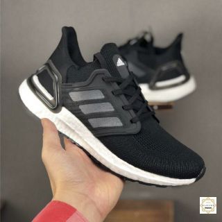 (FREESHIP+QUÀ) Giày thể thao Sneakers ULTRA BOOST 2020 Black White đen đế trắng Ultra boost 6.0