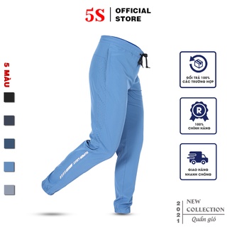 Quần Jogger Nam Thể Thao 5S (5 màu), Chất Gió Mềm, Siêu Nhẹ, Phom Dáng Trẻ Trung, Năng Động (GD21014)