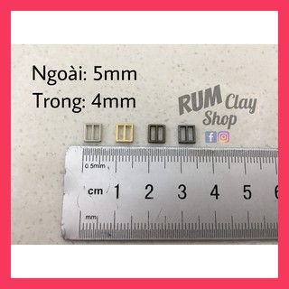 Khoá hình vuông mini 4mm cho Obitsu, Bjd