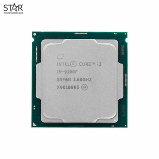 CPU Intel Core i3 9100F (4.20GHz, 6M, 4 Cores 4 Threads) TRAY chưa gồm Fan (Không GPU)