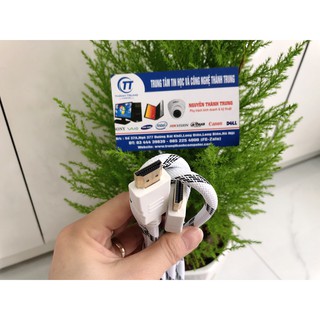 Dây cáp HDMI tròn 1,5M, 3M, 5M bọc lưới chống nhiễu