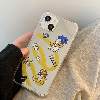 Ốp lưng iphone Ốp Điện Thoại Tráng Gương Phong Cách Cá Tính Cho Apple 13 Iphone 12Promax xr/6/7/8 Dinuo case