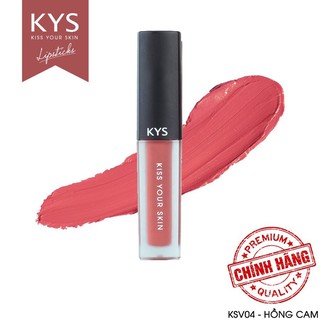Son Kem Lì Lâu Trôi chocolate KYS (Hồng cam-phiên bản giới hạn) 2,5g