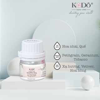 Tinh Dầu Nước Hoa KODO White Tea &amp; Thyme - Nguyên chất - Hương thơm độc đáo - 10ml/50ml/110ml
