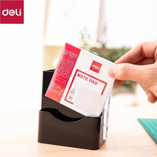 Cốc cắm bút 4 ngăn Deli, Đen -1 chiếc - E9133 [Deli]