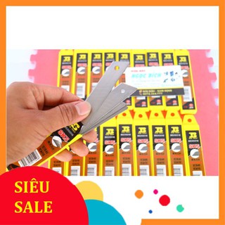 [1 Hộp 10 Chiếc] Lưỡi Dao Dọc Giấy Bosi Siêu Sắc