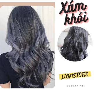 Thuốc nhuộm tóc Xám khói LION kem nhuộm tóc tại nhà nam nữ