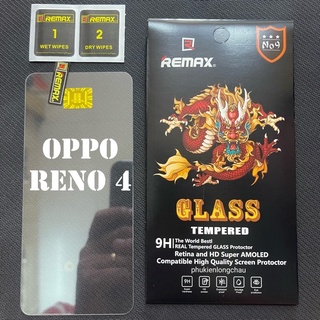 (R12)Miếng Dán Cường Lực Oppo Reno 4 Trong Suốt Chính Hãng Remax