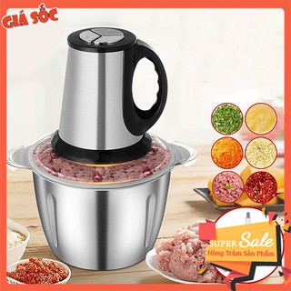 [Mã ELHADEV giảm 4% đơn 300K] Máy Xay Thịt Xay Thực Phẩm SOKANY 3L Chất Liệu Inox