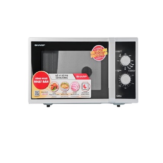 [Mã ELHADEV giảm 4% đơn 300K] Lò Vi Sóng Sharp Cơ, Có Nướng R-G322VN-S, Dung Tích 23 Lít