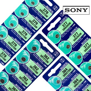 Vỉ 5 Viên Pin Sony 379 - SR521SW dành cho đồng hồ (Loại tốt)