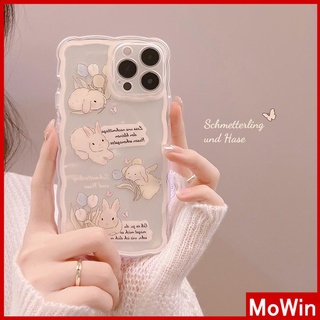 Ốp Điện Thoại Silicon Mềm Hình Thỏ Chống Trượt Chống Sốc Cho iPhone 13 Pro Max 12 Pro Max iPhone 11 7Plus