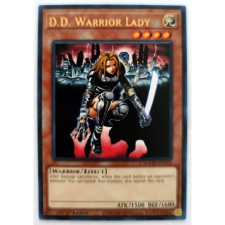 [Thẻ Yugioh] D.D. Warrior Lady |EN| Gold-Letter Rare / Common